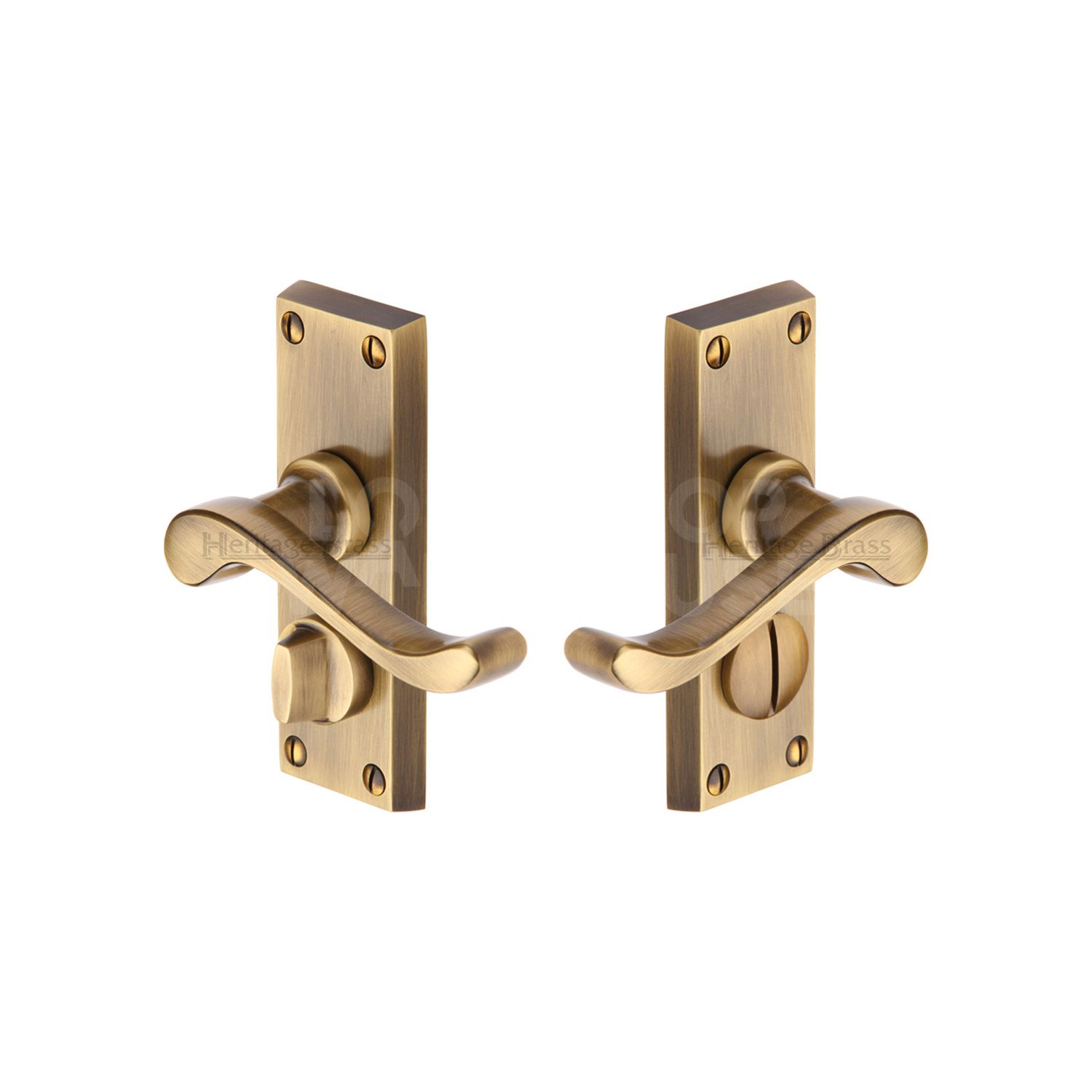 Traditional Bedford Door Handles (Pair) by Heritage Brass