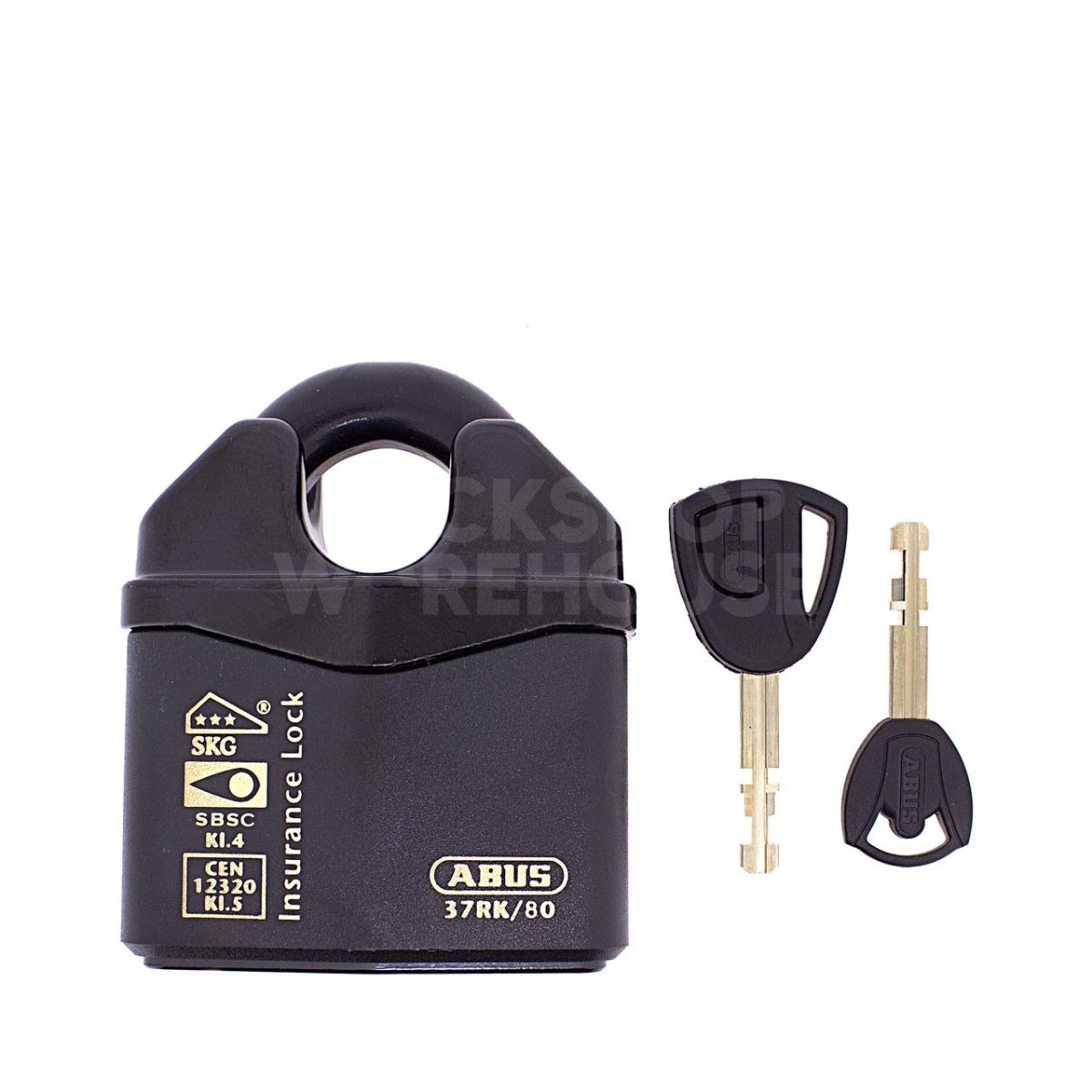Dimensions Image: ABUS Granit 37RK/80 Closed Shackle Padlock