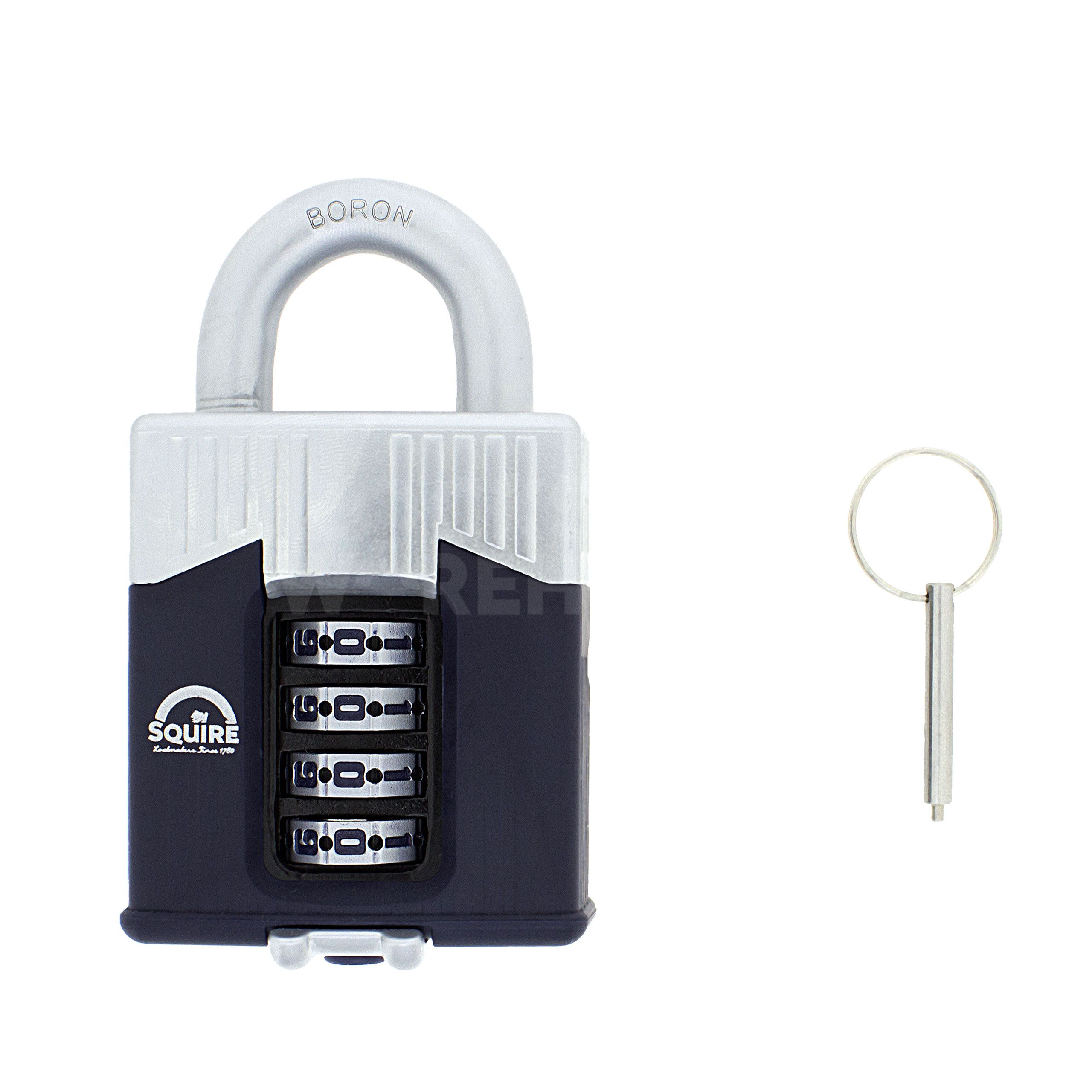 Dimensions Image: SQUIRE Warrior WAR55 Combination Padlock