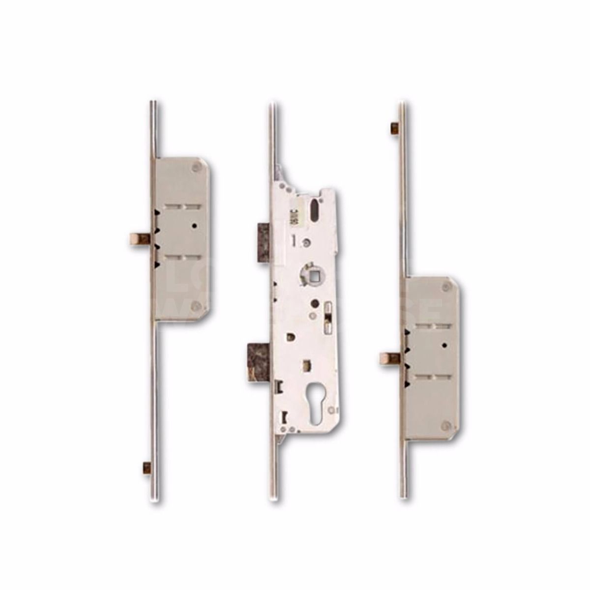 FUHR Lever Operated Latch & Deadbolt - 2 Round Bolt 2 Roller