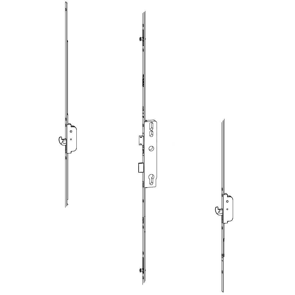 Roto H650 Latch & Deadbolt Multipoint Lock