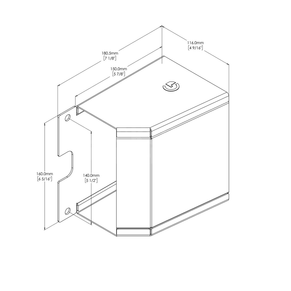 Dimensions Image: Gatemaster Superlock Quick Exit Heavy Duty Security Shroud