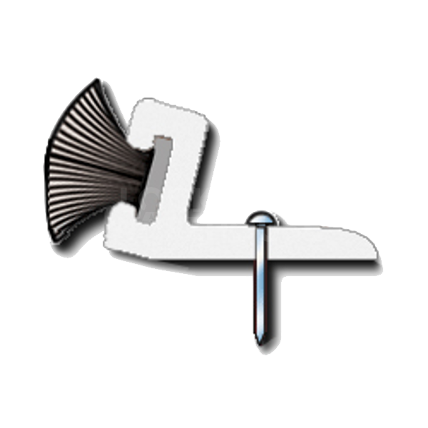 EXITEX Pin Fixed Pile Weather Set Brush Seal