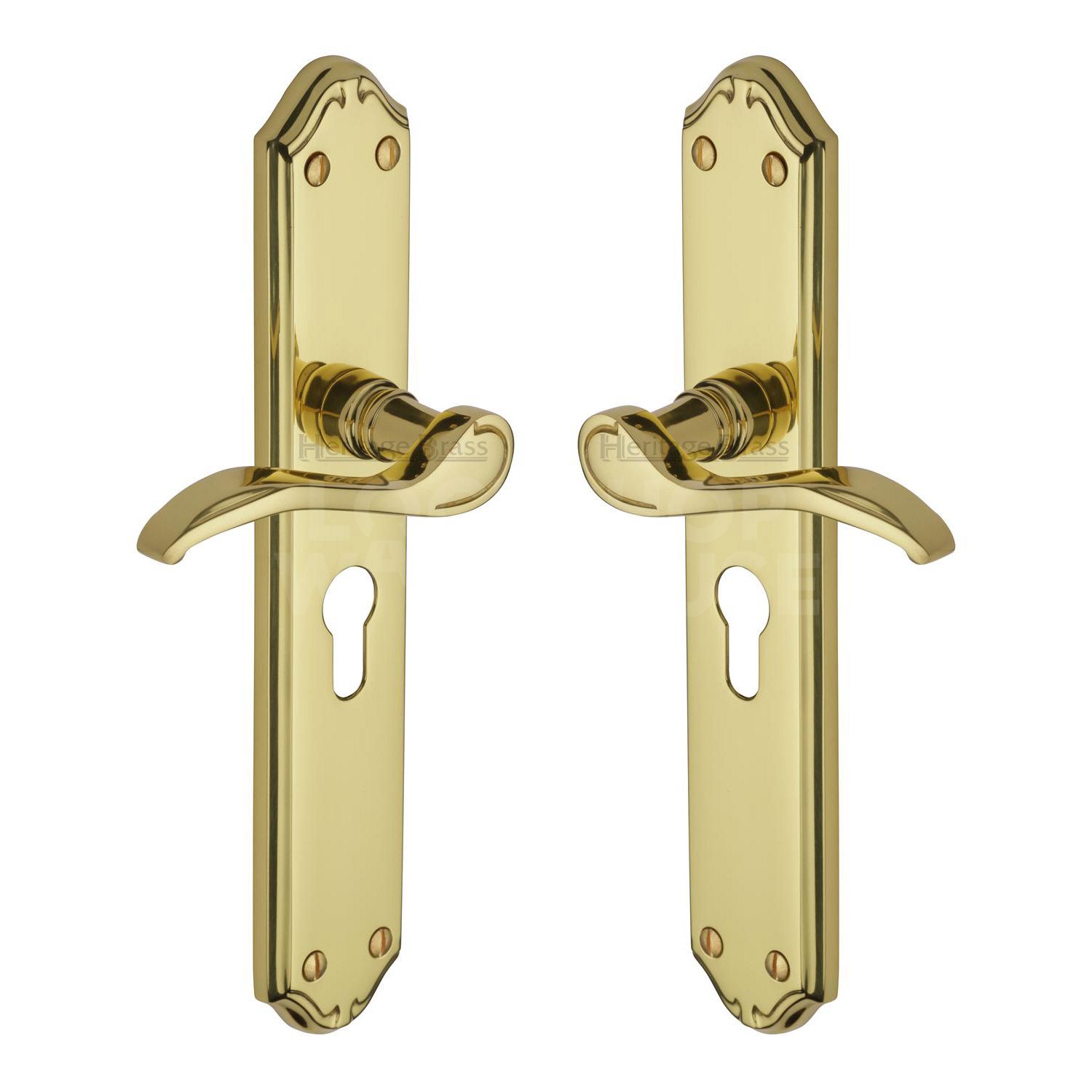 Traditional Verona Door Handles (Pair) by Heritage Brass