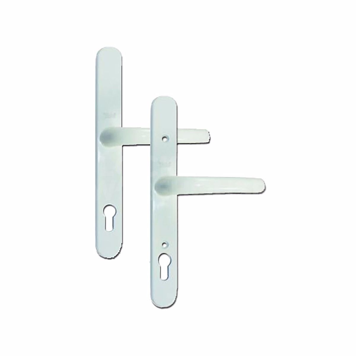 Gallery Image: Yale UPVC lever handle set