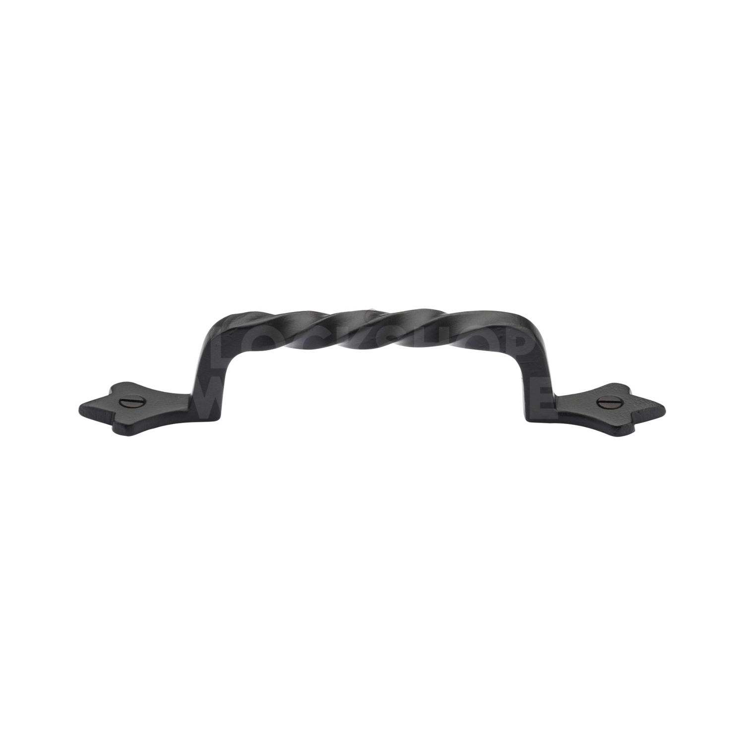 Matt Black Iron Twist Cabinet Pull Handle