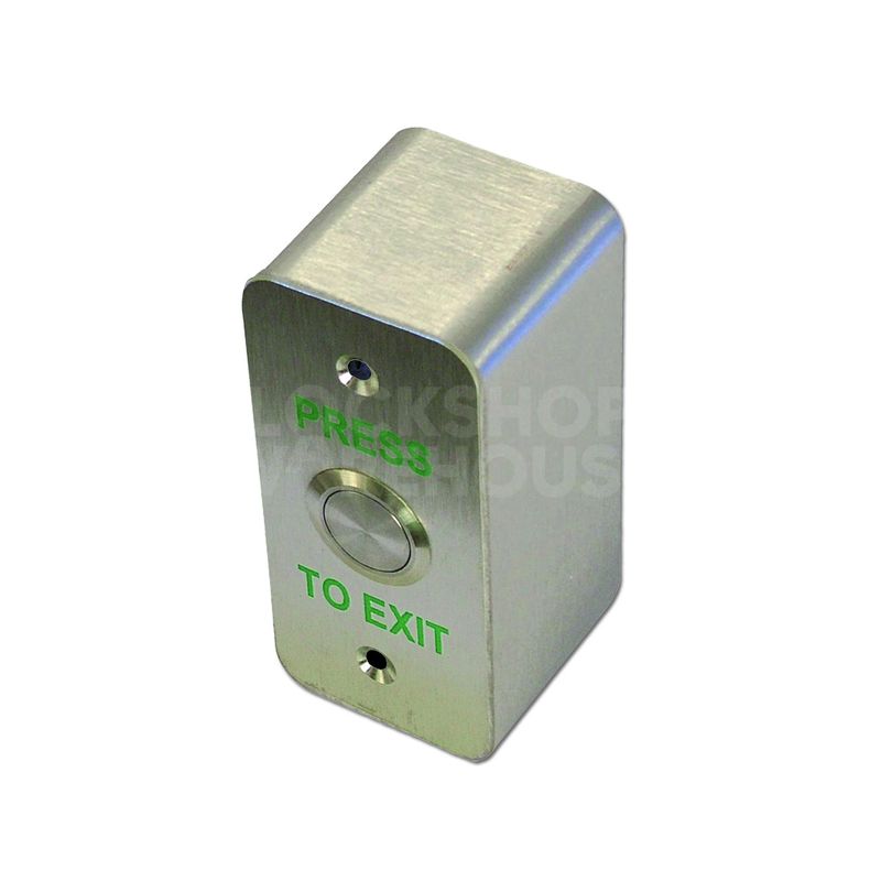 Gallery Image: ASEC Exit Button - Narrow Style - Stainless Steel