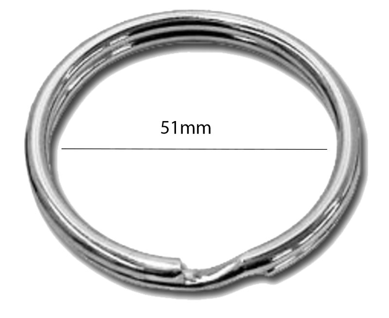 Gallery Image: Steel Key Rings