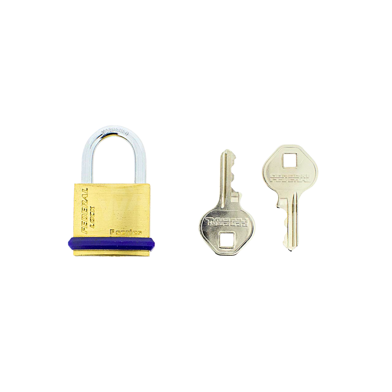 Dimensions Image: Federal F30 30mm Brass Padlock