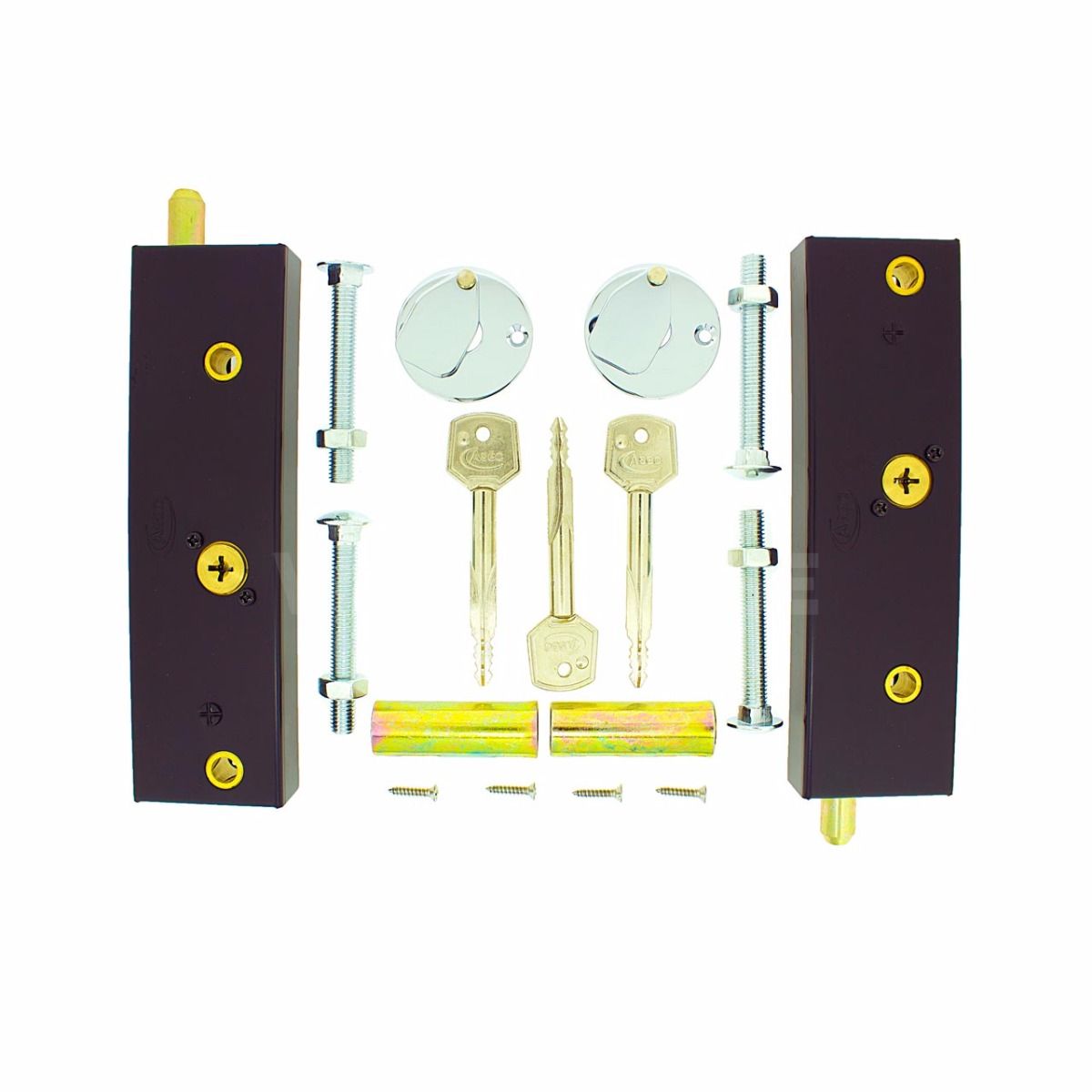 Dimensions Image: Asec Garage Door Bolts (Pair)