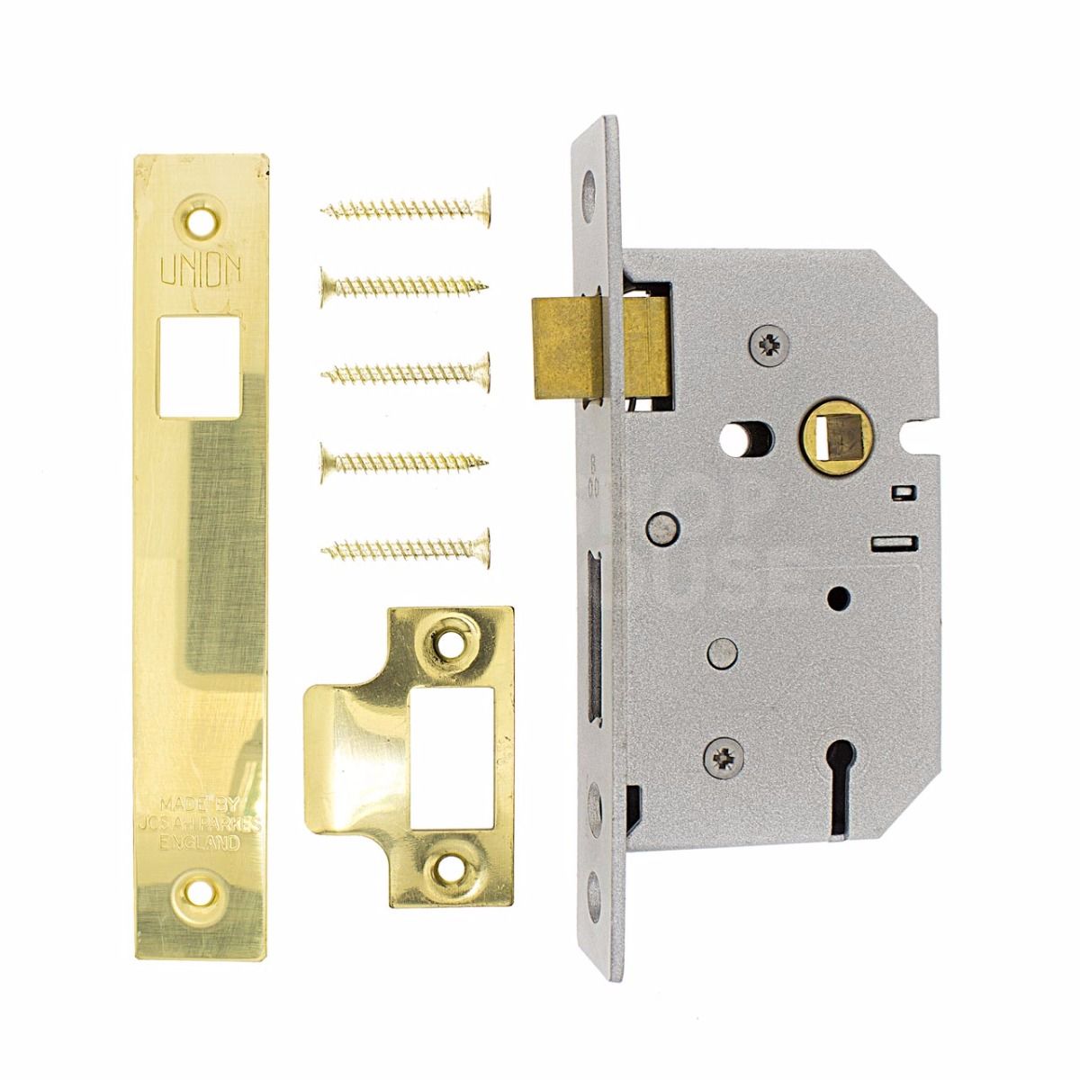 Dimensions Image: Union 2657 Upright Mortice Latch