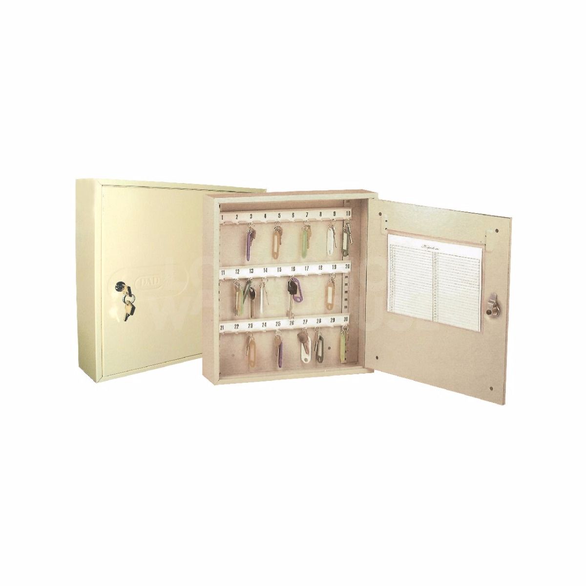 Decayeux 486-230 Lockable Wall Mounted Key Cabinet (30 keys)