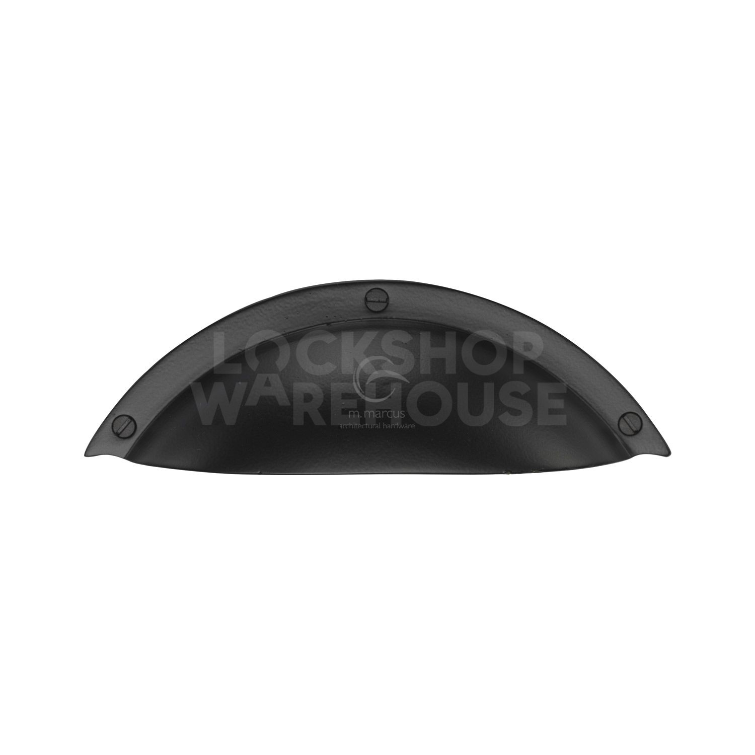 Matt Black Iron Elongated Cabinet Drawer Pull