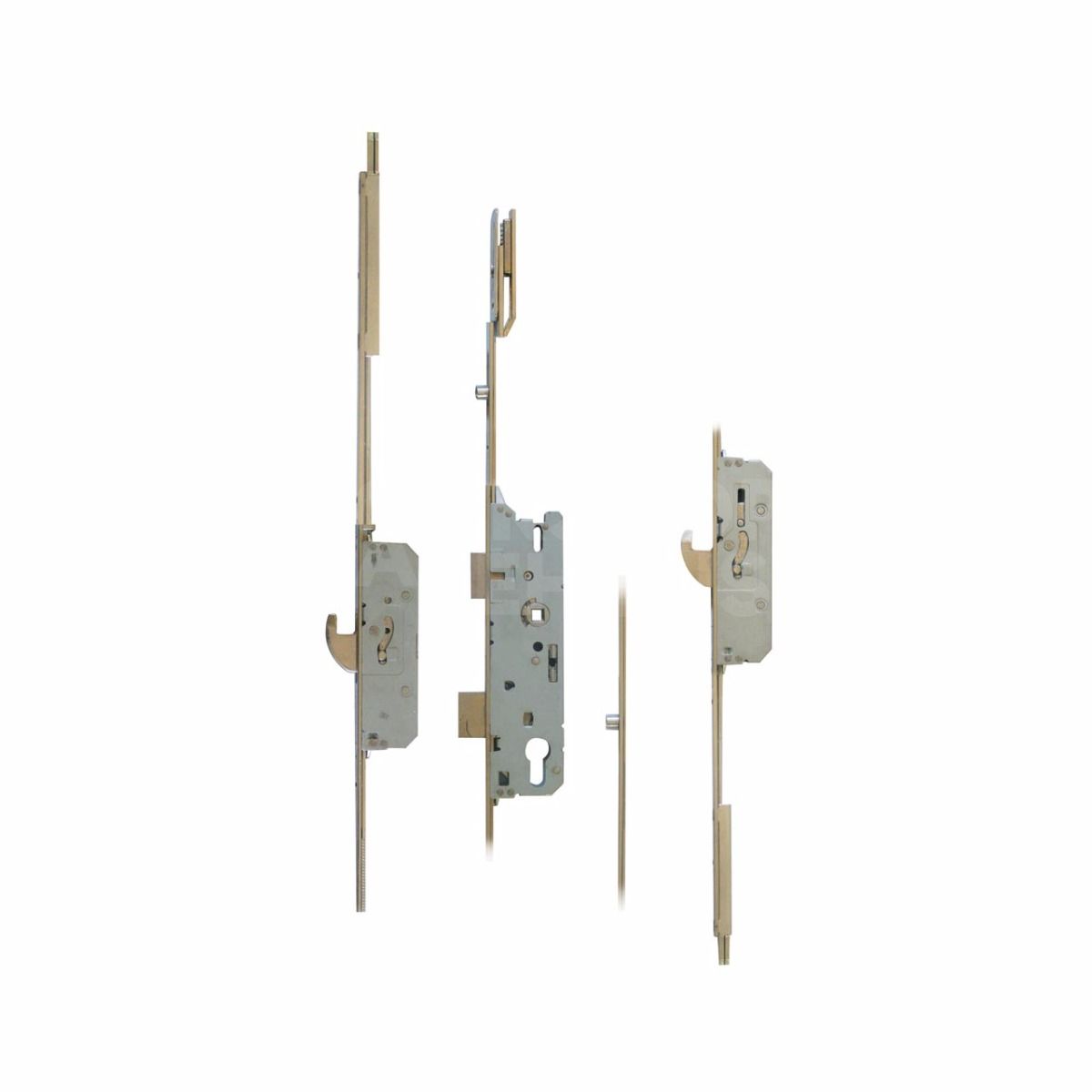 FUHR 856 Type 6 Lever Operated Latch & Deadbolt With Shootbolts - 2 Hook & 2 Roller