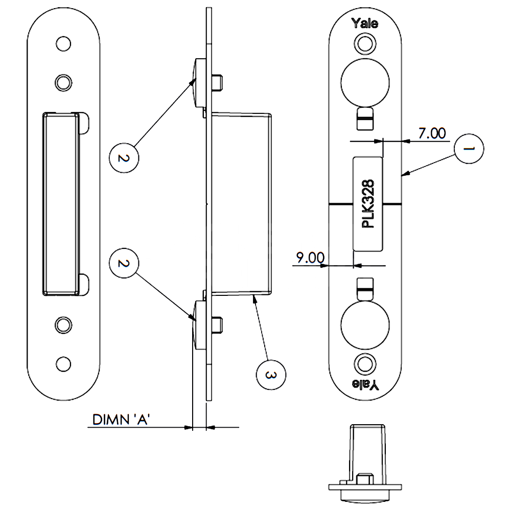 YALE AutoSecure Hook Keep