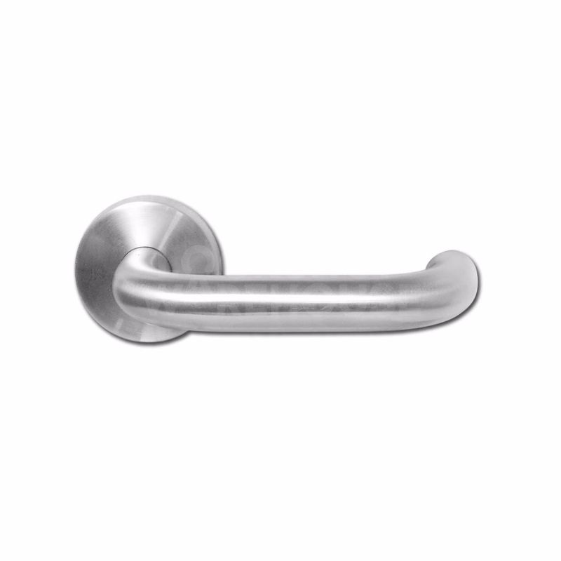 Gallery Image: Pair of Stainless Steel Lever Handles for Gate Lock Kit