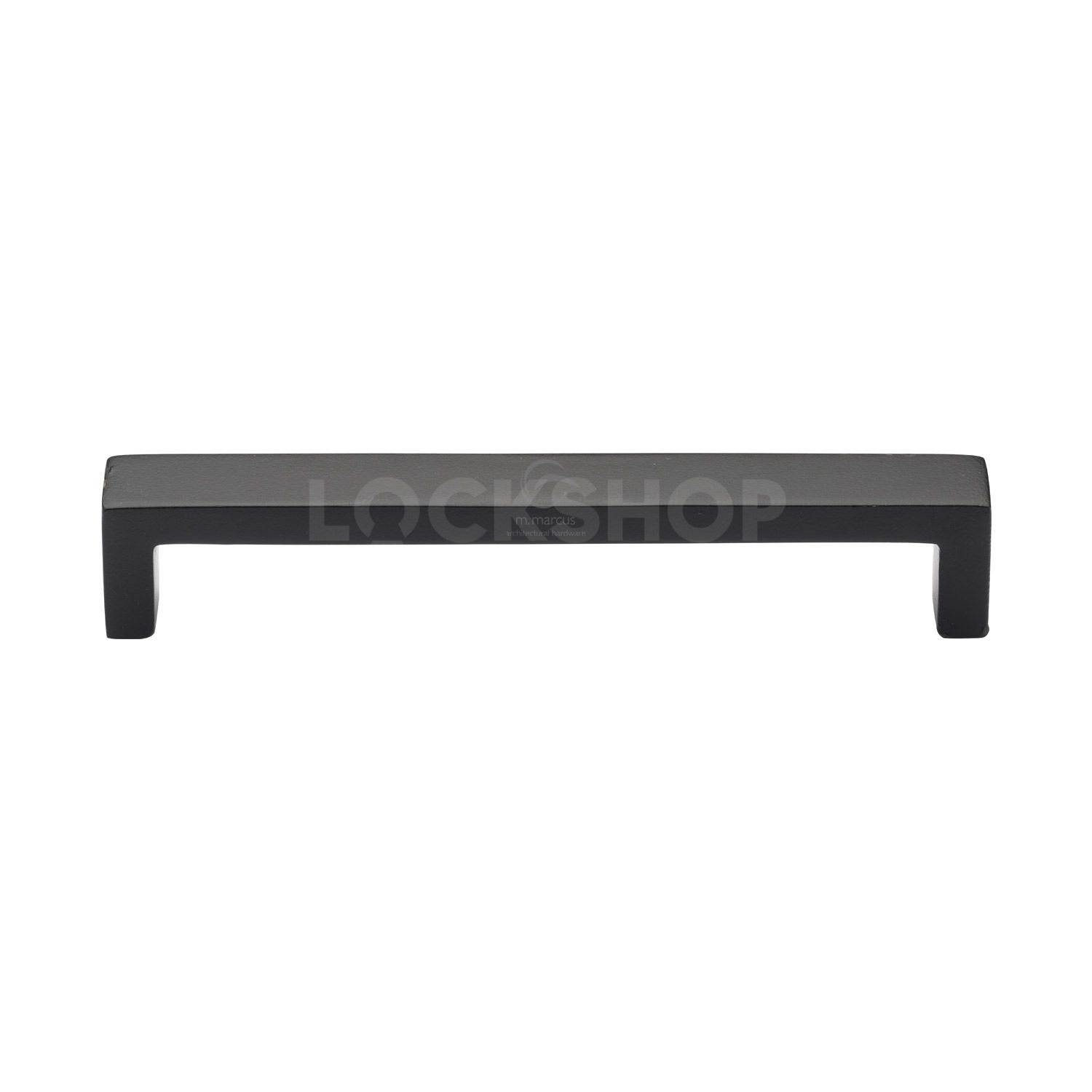 Matt Black Iron Wide Metro Cabinet Pull Handle