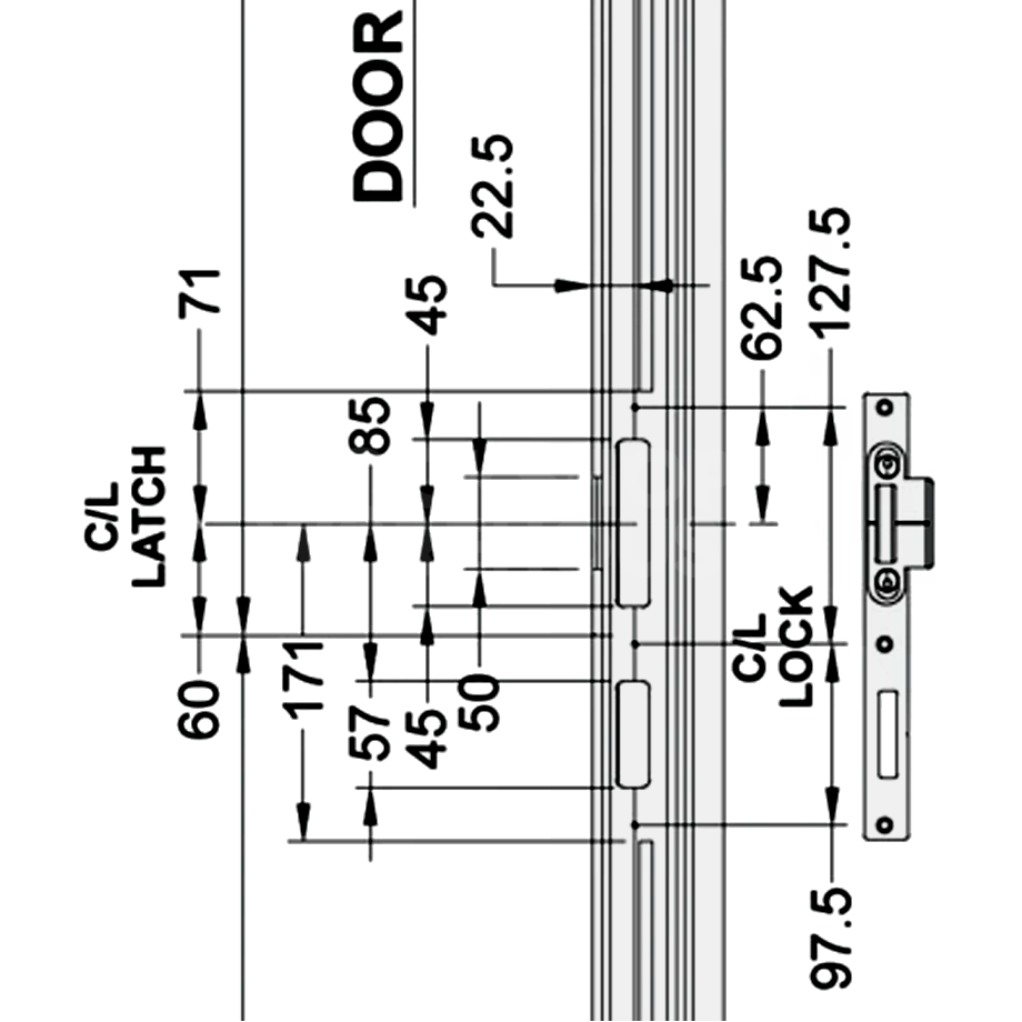 Dimensions Image: Avocet Affinity Composite Centre Keep