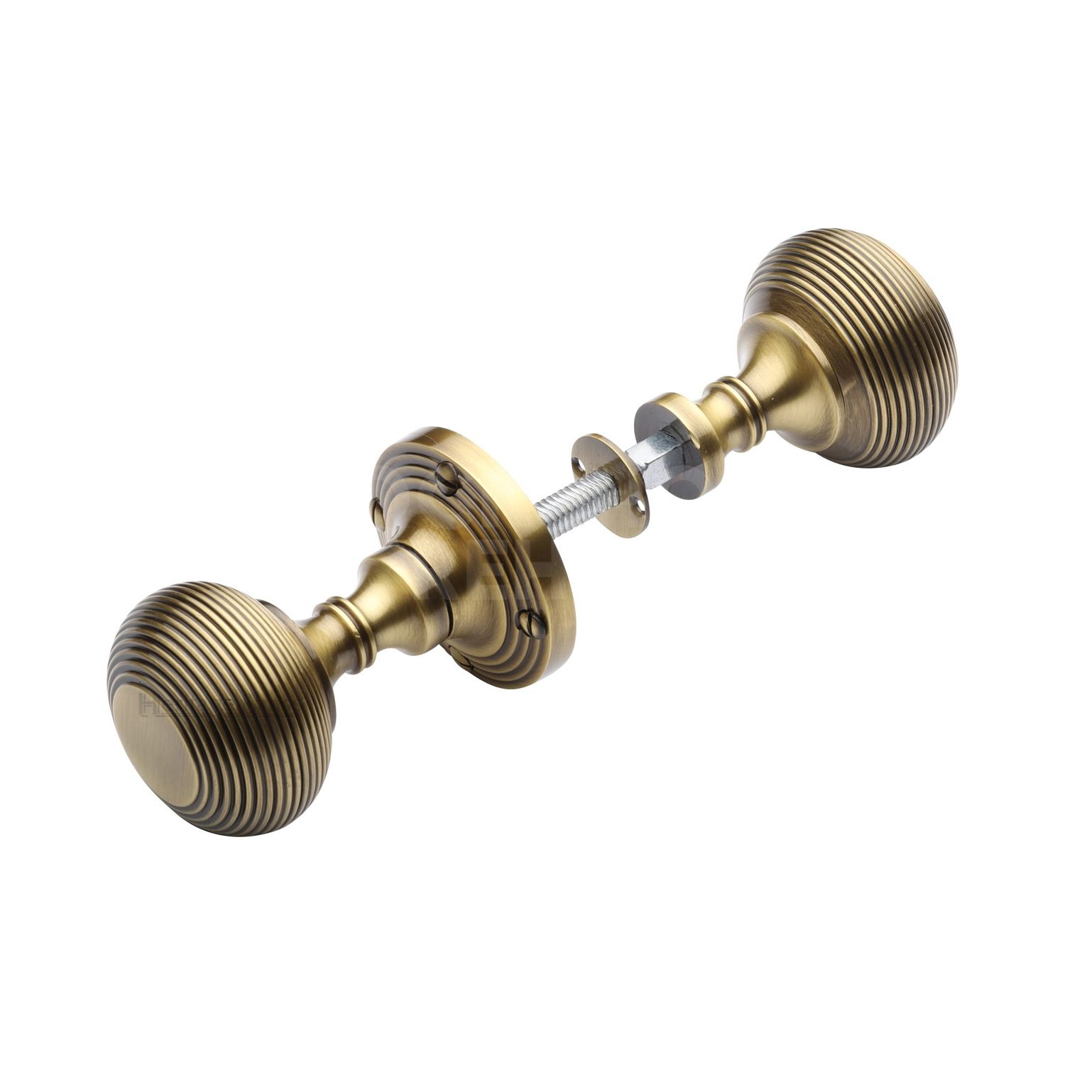 Heritage Brass Classic Reeded Door Knob (pair)