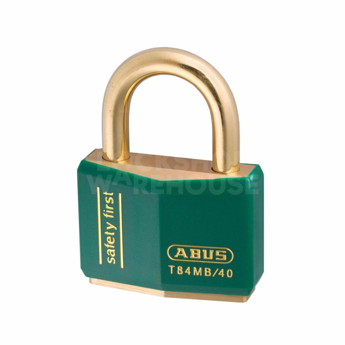 Gallery Image: ABUS T84 Inox Brass Padlock 40mm