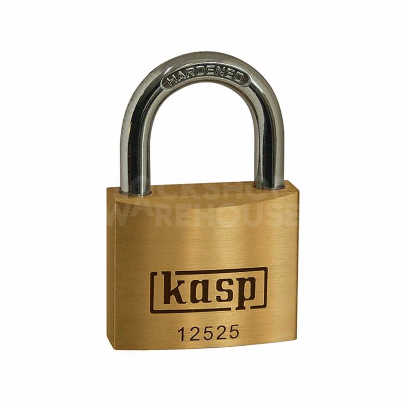 Gallery Image: Kasp 125 Series Premium Brass Padlock 25mm